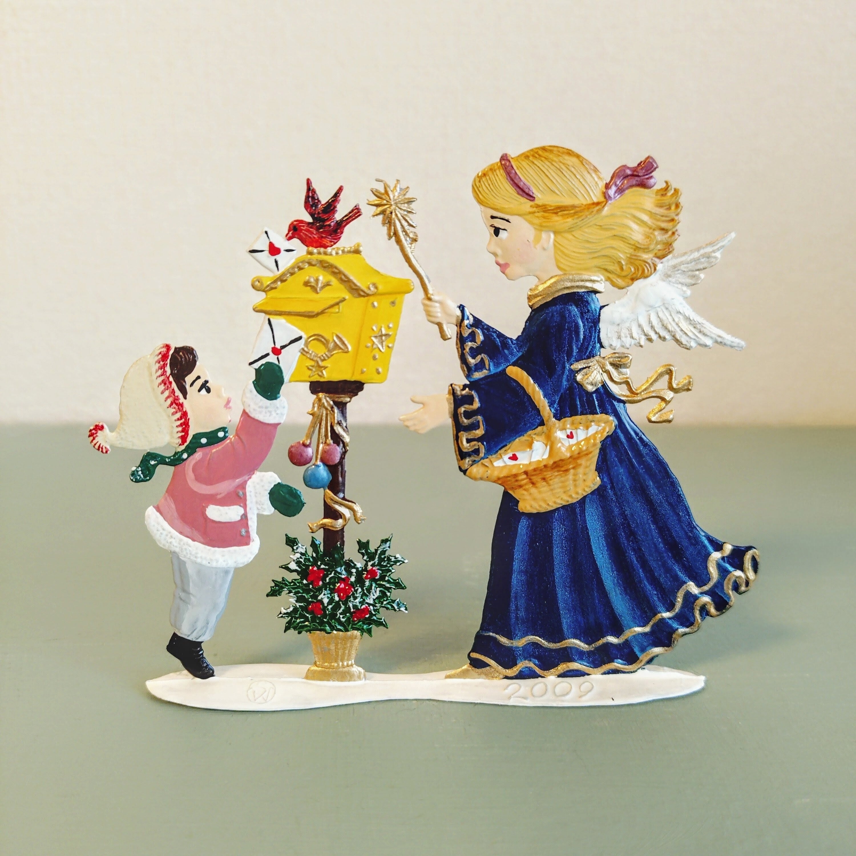 ギフトを運ぶ天使A 錫飾り オーナメント | POLKA ドイツ工芸品