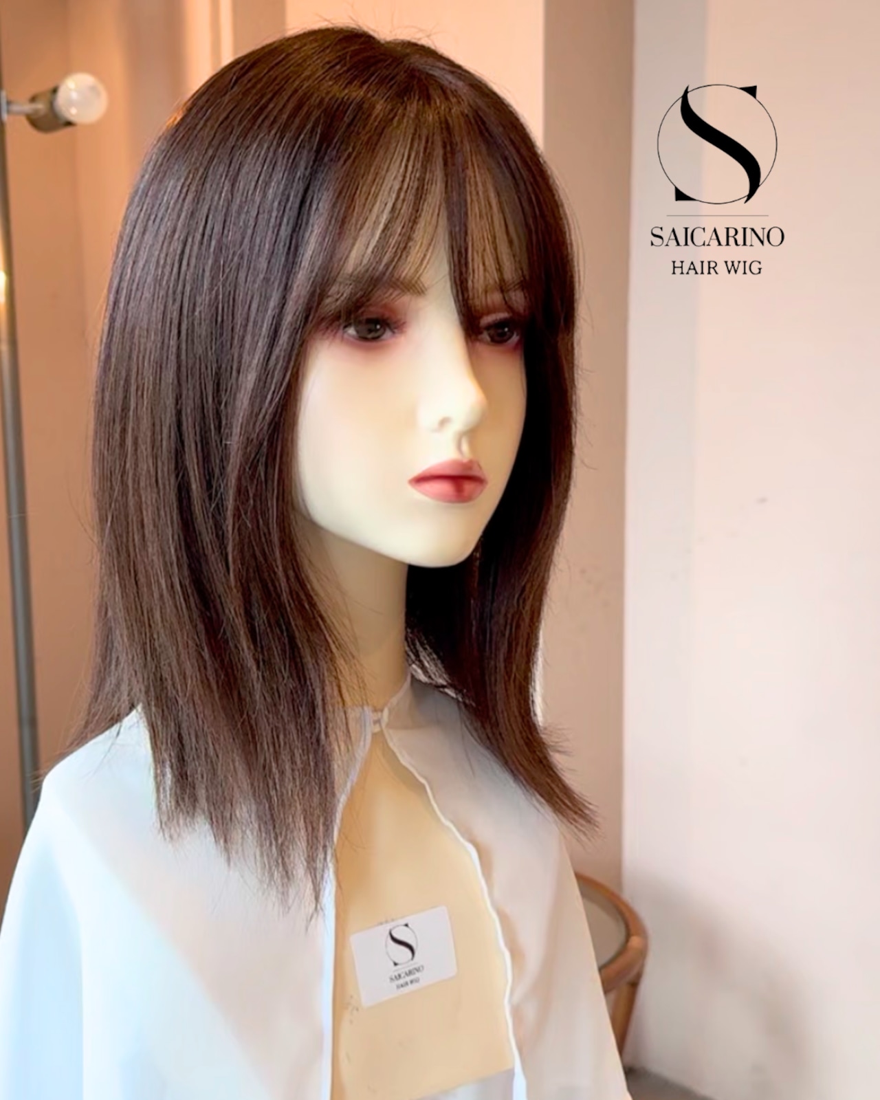 18プレミアム・カノン(ブラウン)人毛フルウィッグ