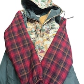 【GUCCI】グッチ NYLON AND WOOL FLORAL COAT