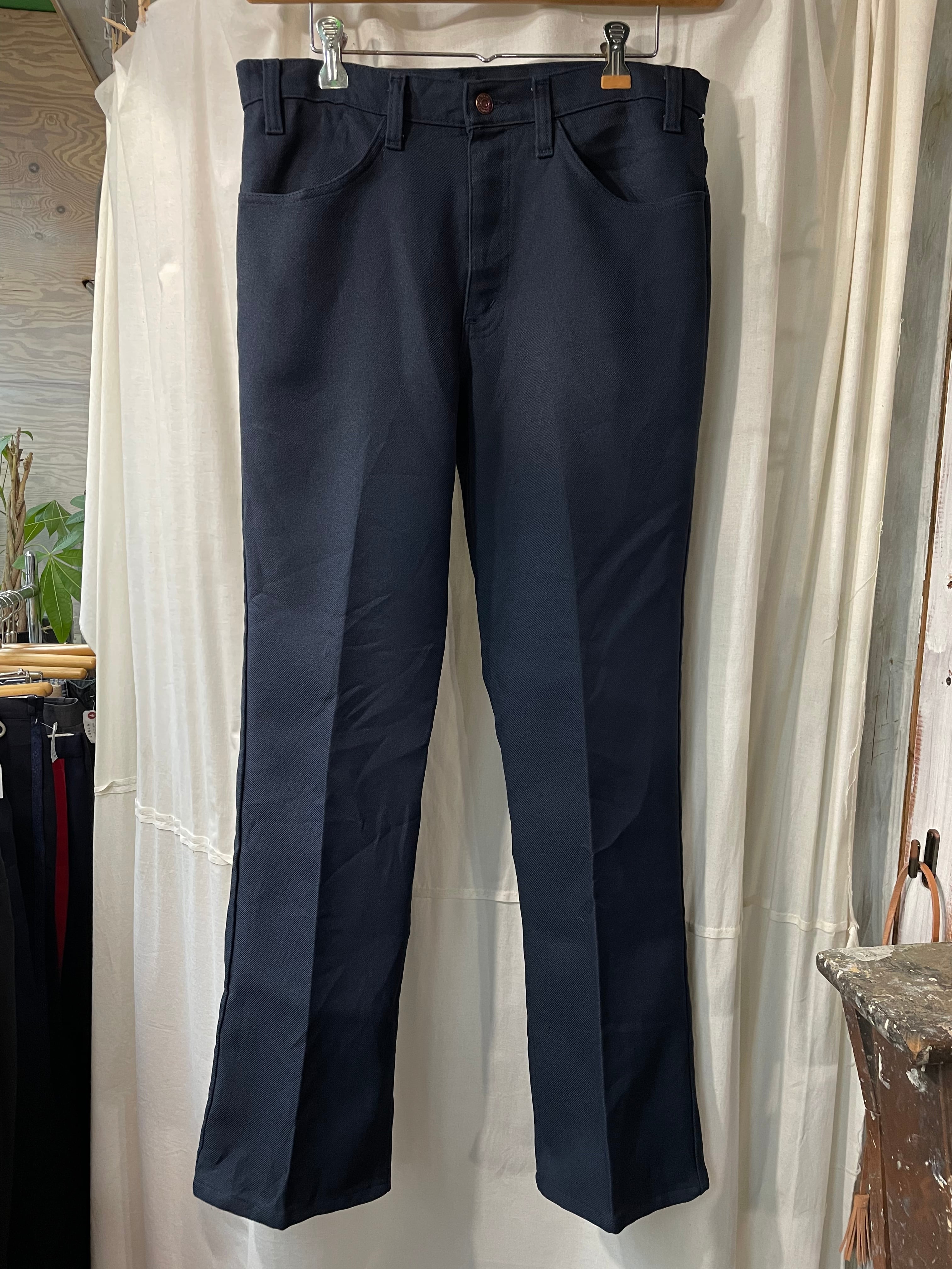 【リーバイス】70〜80s スタプレ ブラック W34 L29 USA製 USA製 70's~80's vintage Levi's スタープレストパンツ スタプレ