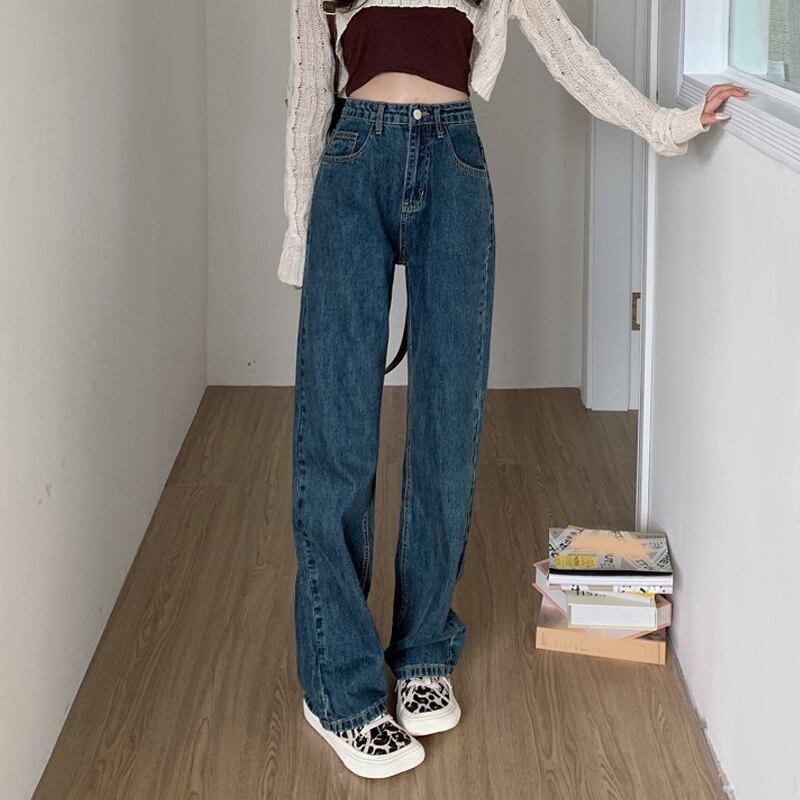 ジーンズ スプリングオータムルーズパンツ ストリート 春物 秋物 試着室52922696618