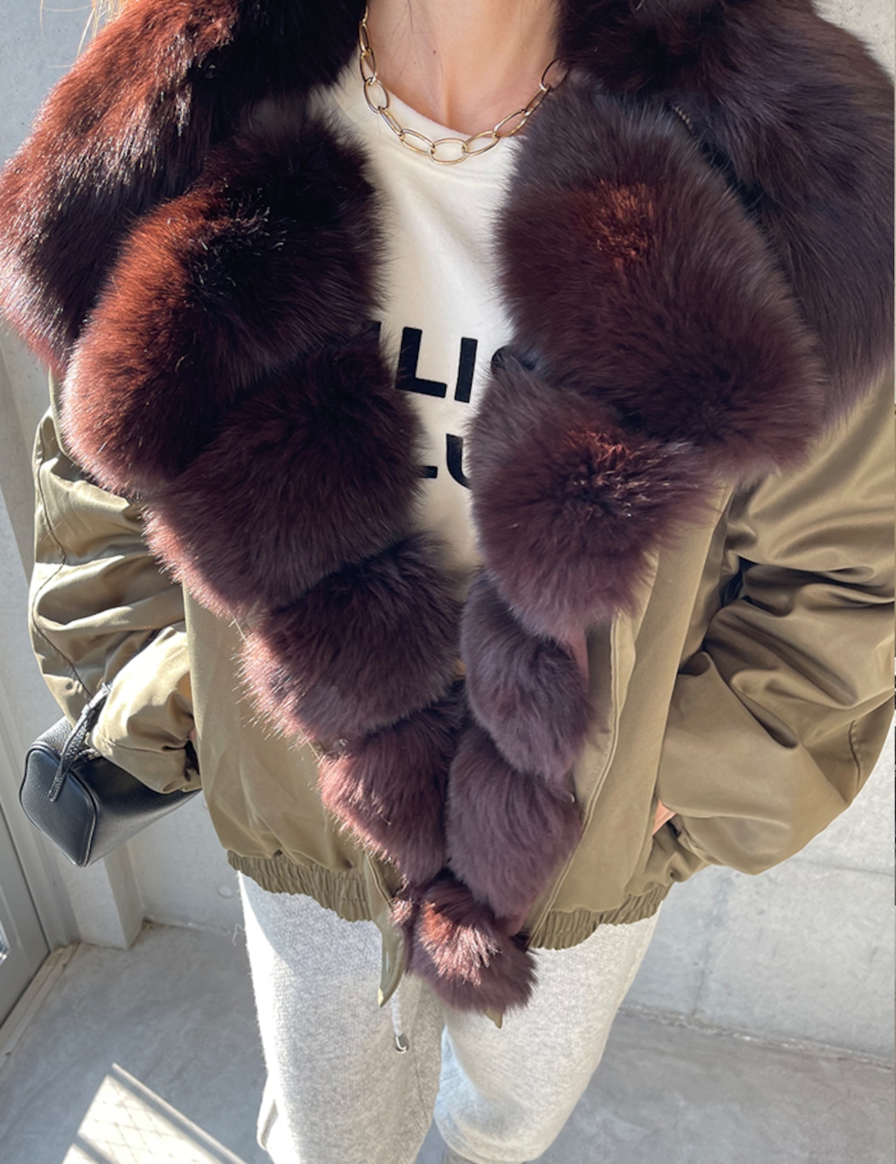 【新作5%OFF・3日間】Goose-Down & Fox-Fur 100% Jacket_2colors
