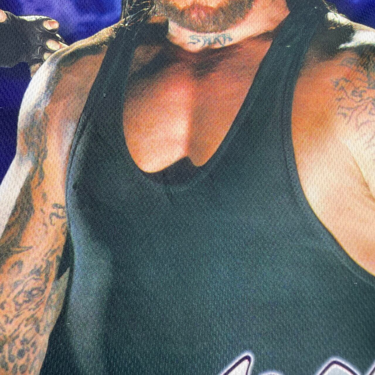 00年代 WWE THE UNDERTAKER プロレス 両面転写プリント Tシャツ 
