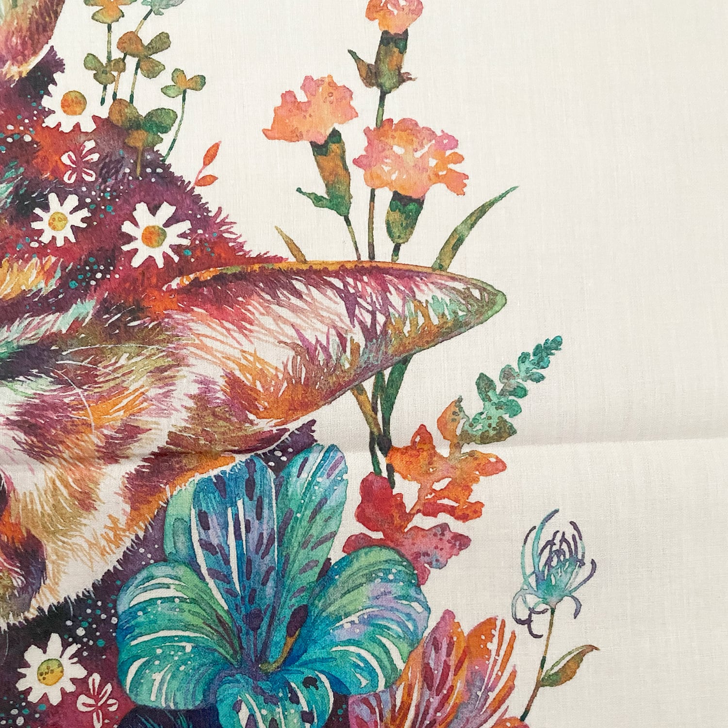 TAKEDA HIROKI】タケダヒロキ 振り返るネコ バンダナハンカチ | bpbp