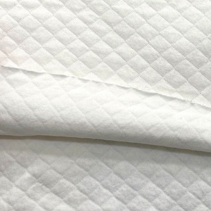 ★TC047◆3.7m◆ラスト1点!綿100%キルトニット生地◆オフホワイト