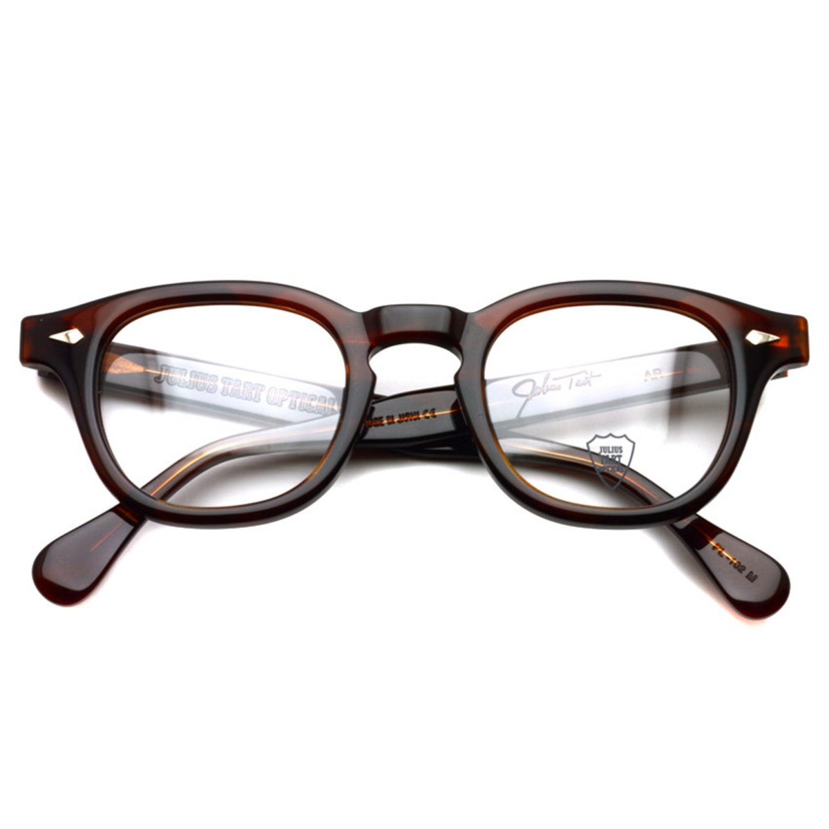 JULIUS TART OPTICAL / AR / ブリッジ:24mm / DEMI AMBER デミアン 