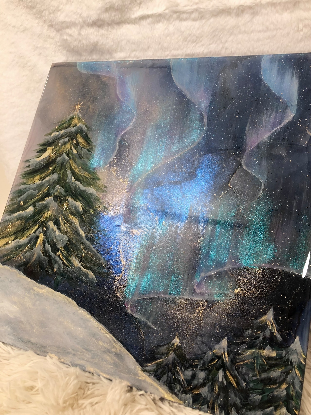 【アートパネル】オーロラナイト