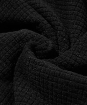 THERMOSQUARE FLEECE ZIP HOODIE_BLACK