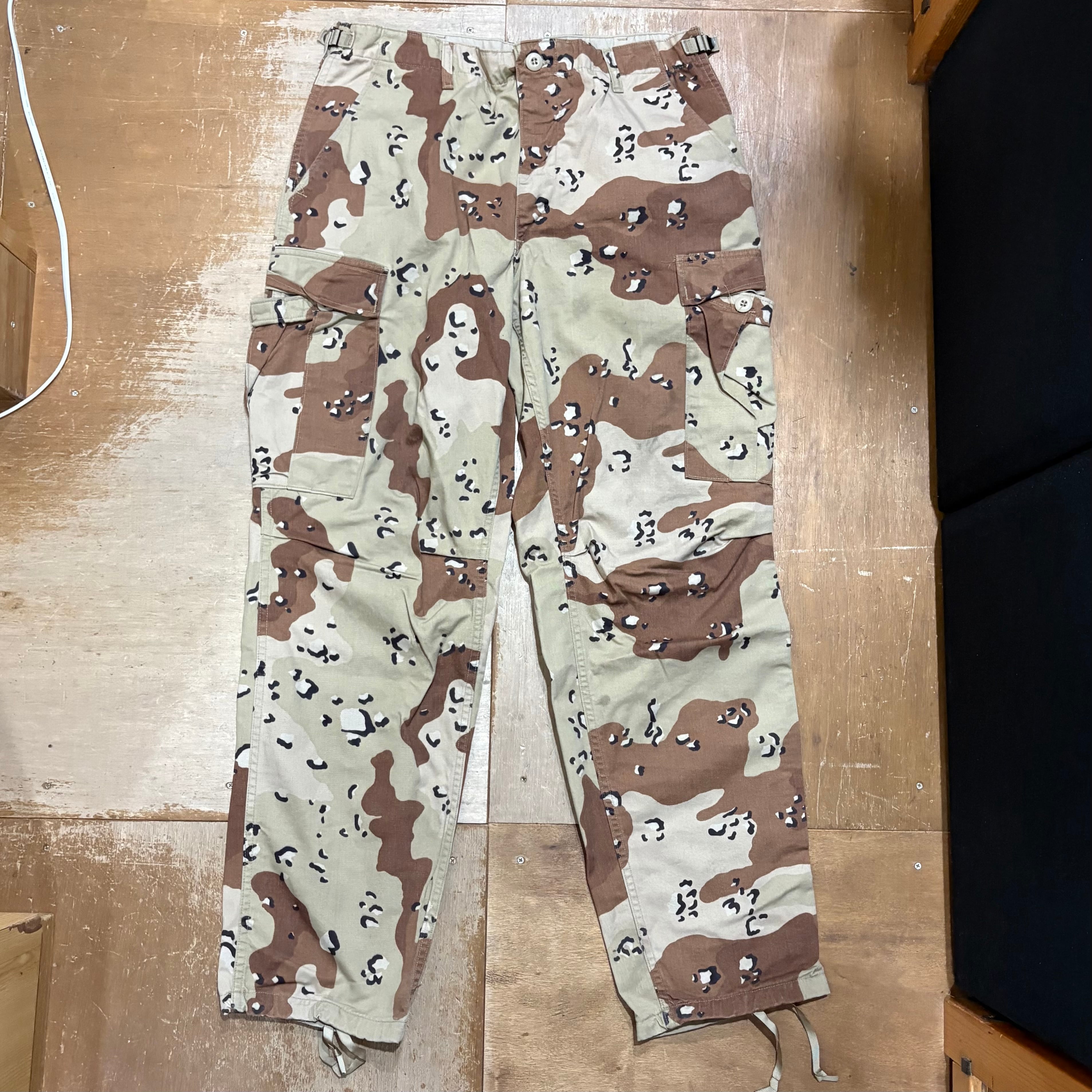 vintage 68年ベトナム戦ミリタリーカーゴパンツ 緑カモL/R | salparadise