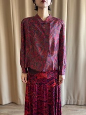 rétro style red set shirt-5180-3