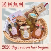 ❁送料無料❁福岡県産いちじく＆フルーツたくさんバスケットギフト