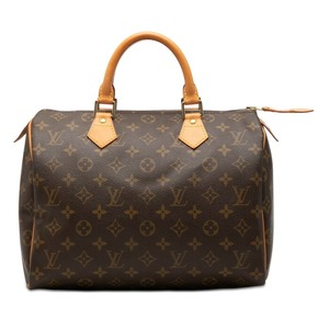 ルイ ヴィトン モノグラム スピーディ30 ハンドバッグ ミニボストンバッグ M41108 ブラウン PVC レザー レディース LOUIS VUITTON 【中古】