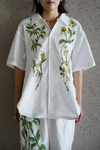lace open collar shirt backcherry