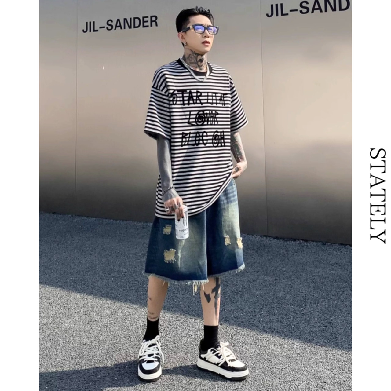 Border Graffiti ボーダーTee_T305・画像4