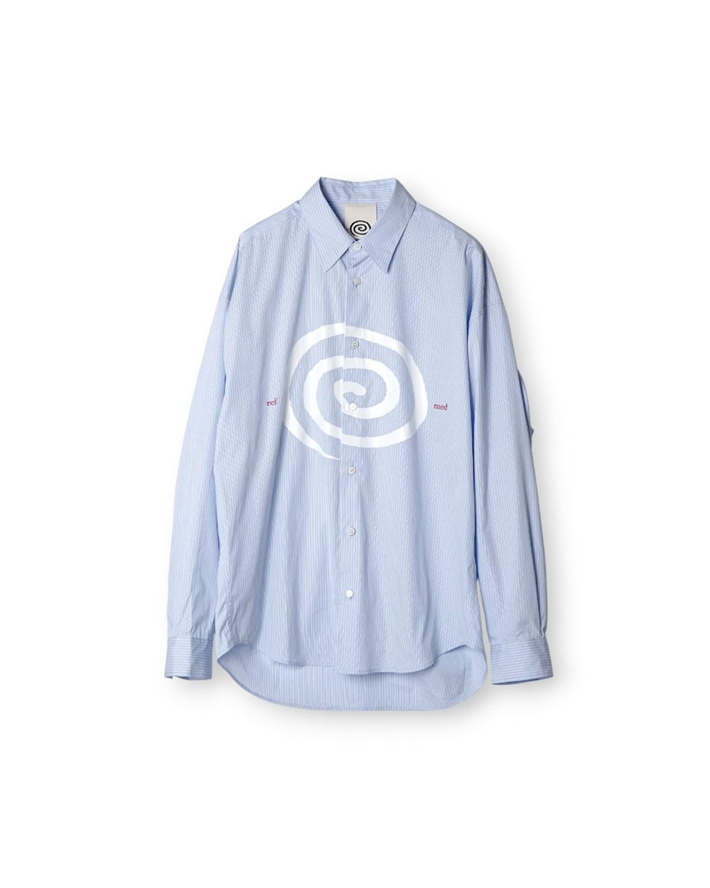 【refomed x SOL】"GuruGuru" SLOUCH SHIRT (SAX)