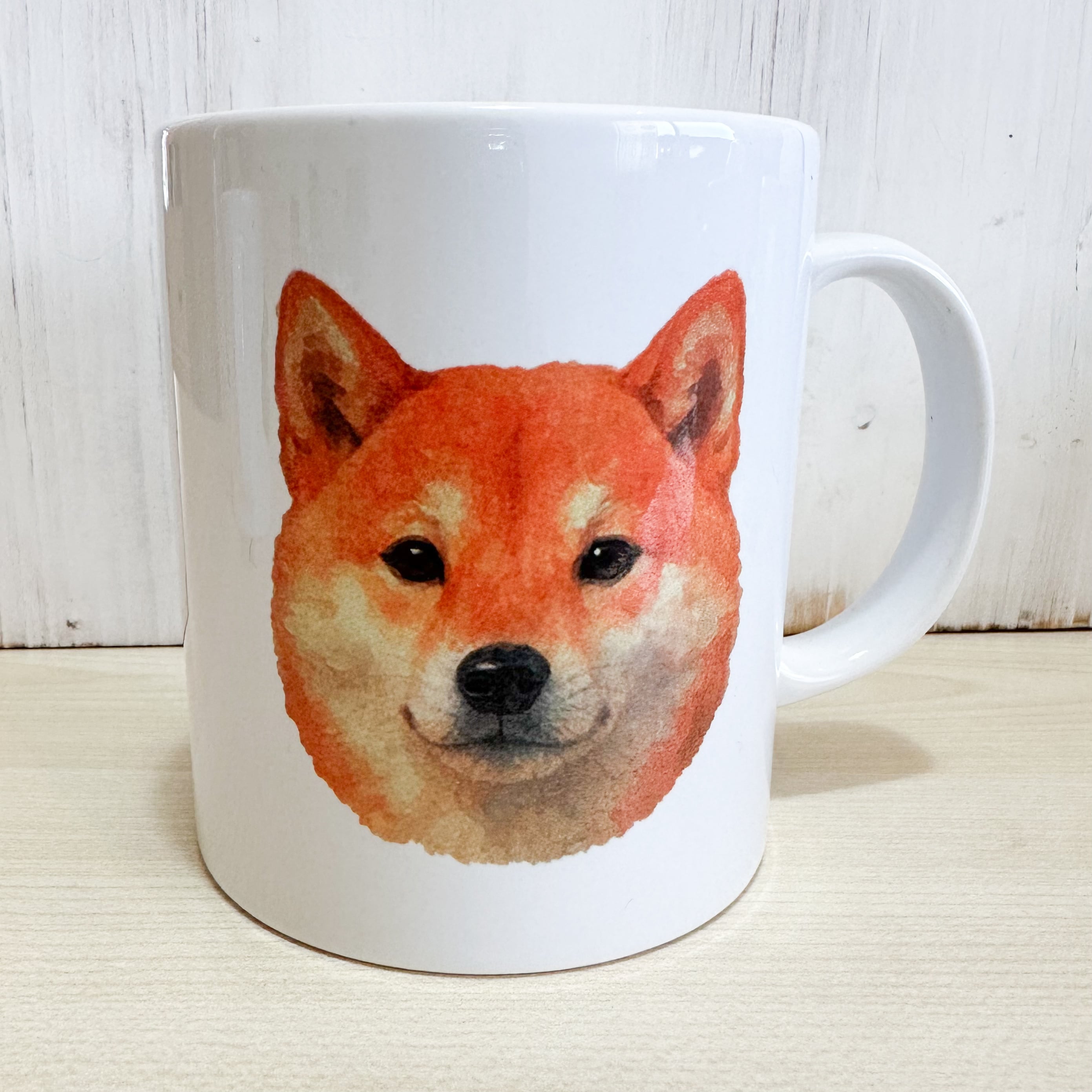 陶器マグカップ 柴犬