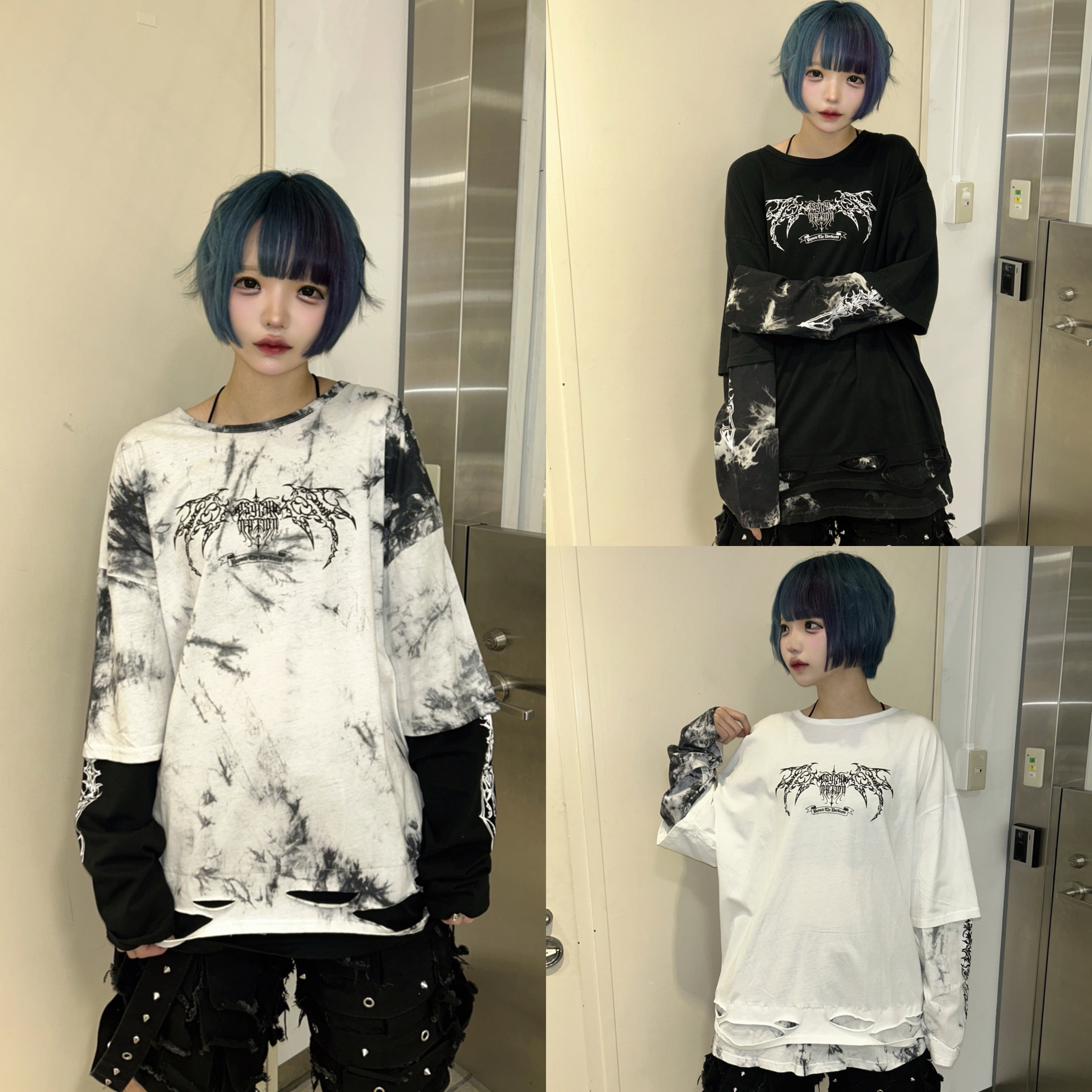 トップス | 韓国系ユニセックスTHICC サブカル系PSYNYXX