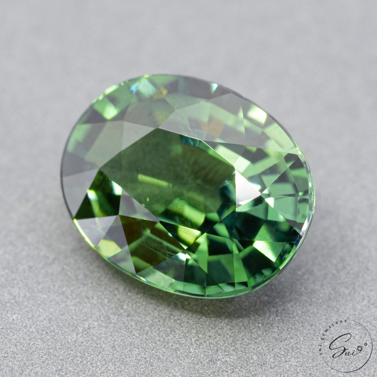 天然【非加熱】サファイア・グリーン 1.52ct GLC鑑別書 | SUI GEMSTONE