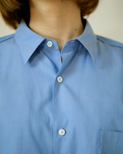 METHO - Single yoke shirt : faded blue