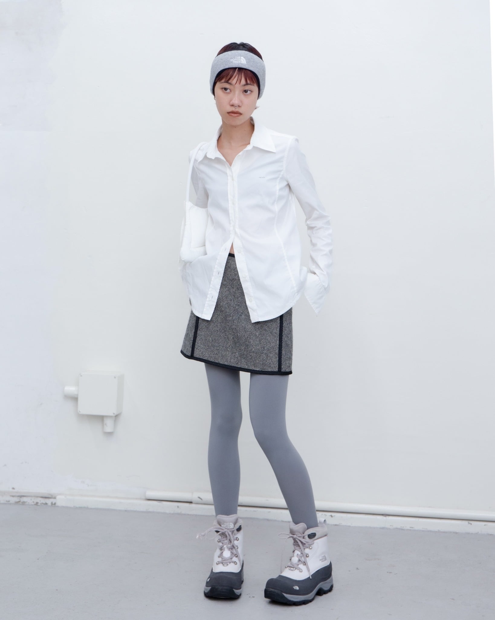 1990s PRADA - piping woolen mini skirt | LUIK FINN