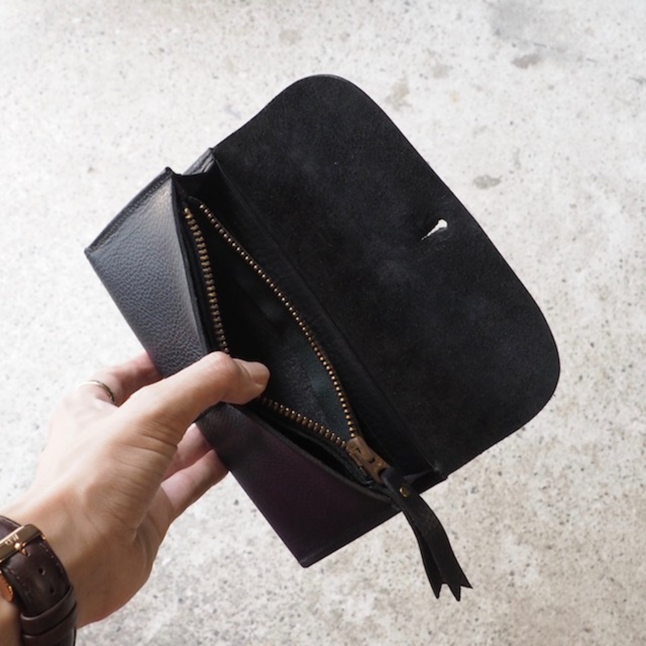 :octavus   Long Wallet - aruco 09 BL / 長財布 ブラック