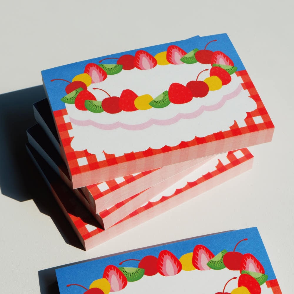 fruit fries】メモ帳 whole cake | 韓国文具・雑貨 kaulcoffee.studio