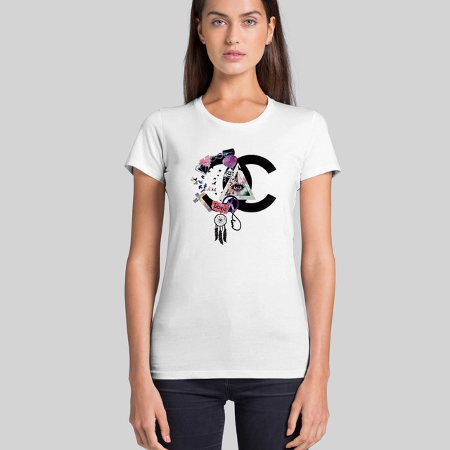 RocLife. Women's T-Shirts Chanel Sampling Design (White) | Roc Life WEB  Store