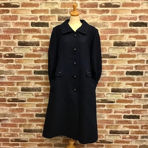 Navy Retro Long Coat