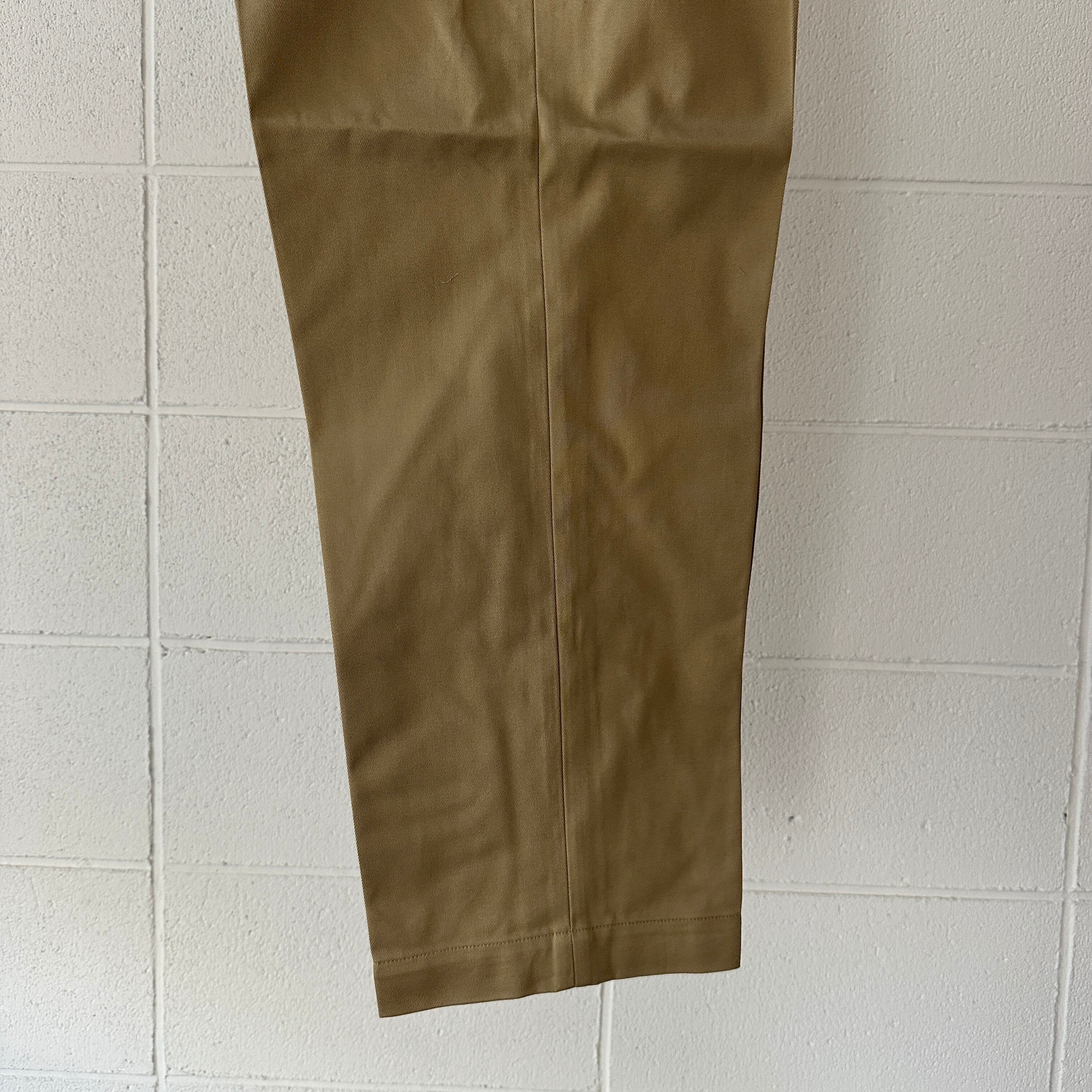 WACKOMARIA DOUBLE PLEATED CHINO TROUSERS | integral WACKOMARIA DOUBLE PLEATED CHINO TROUSERS | integral