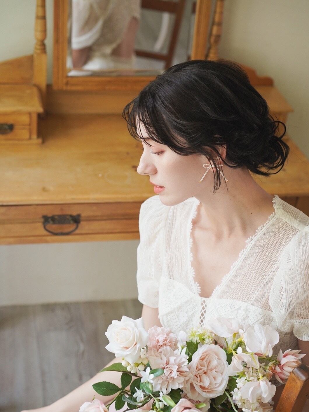 pearl ribbon accessory