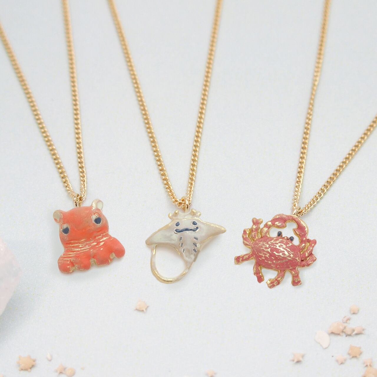 メンダコ/エイ/カニのネックレス | elio