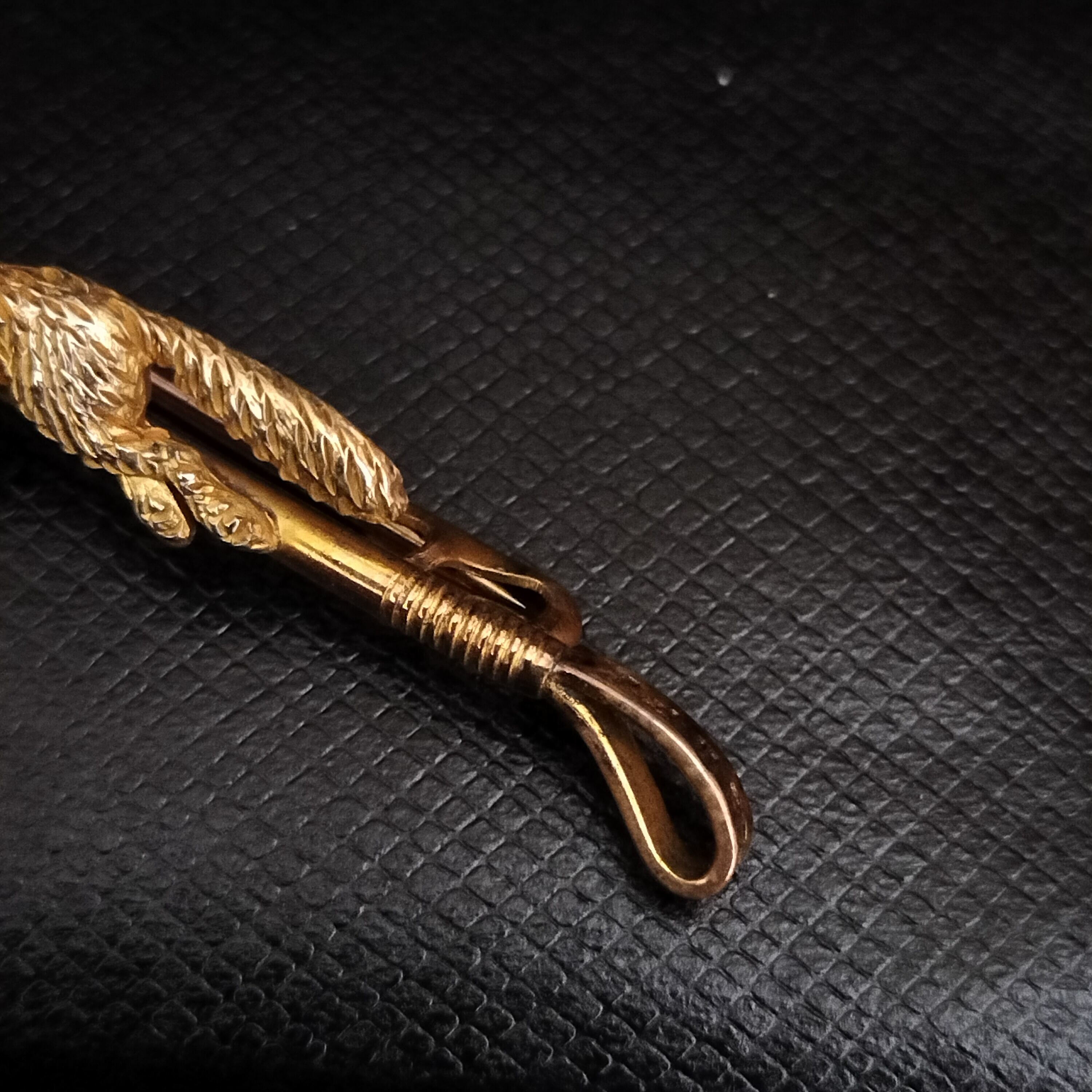 Edwardian Rolled Gold Fox Brooch UK | Antico