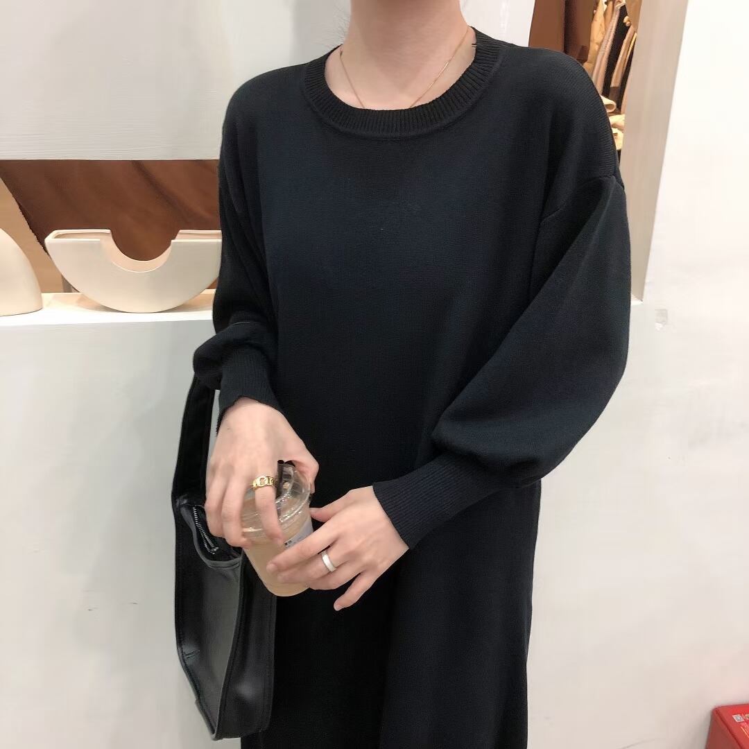 ゆったりニットワンピース　AJ1050-6089