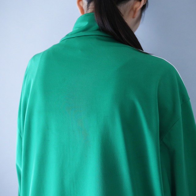 "adidas" good green XXL over silhouette track jacket