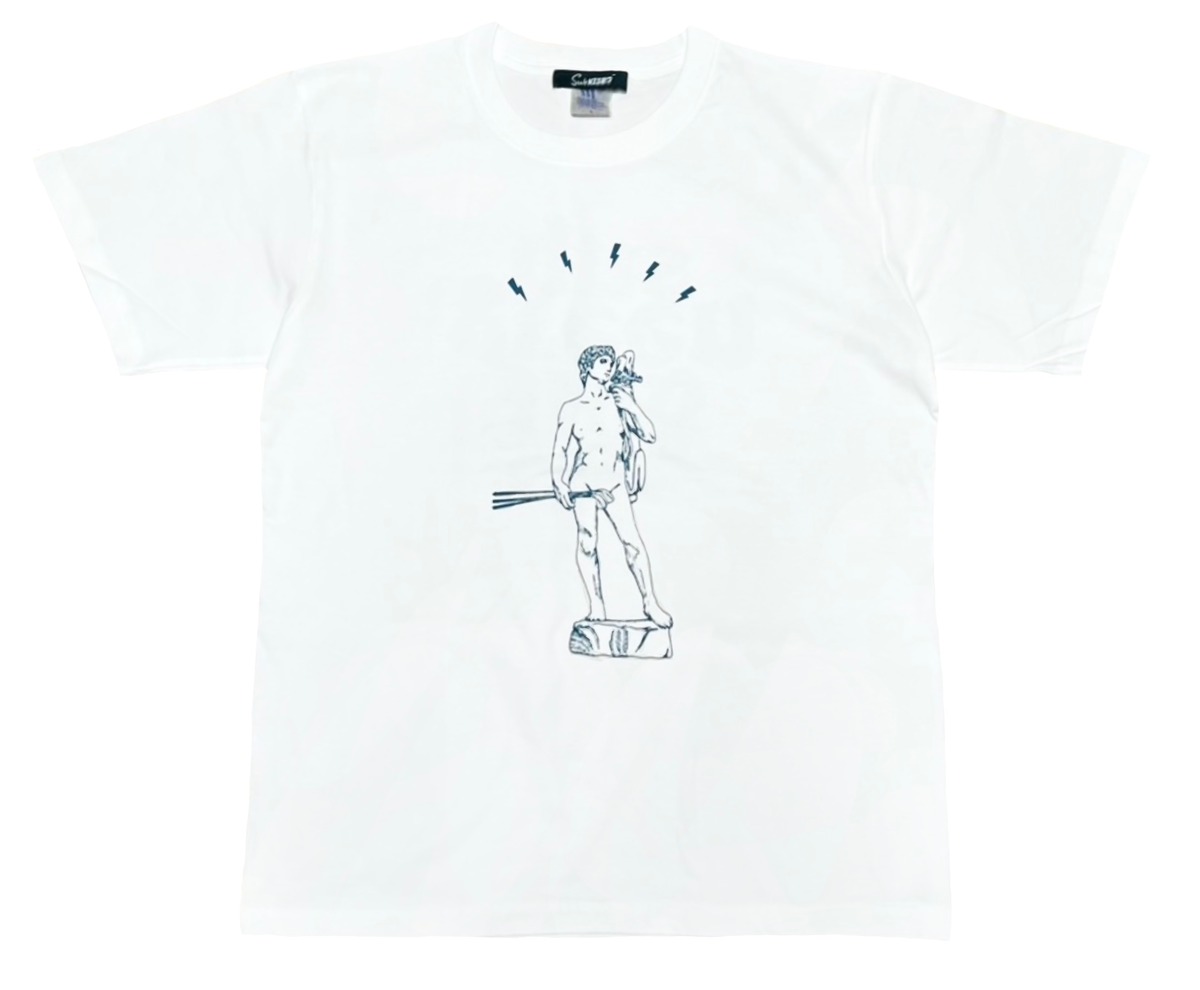 GOLFING DAVID TEE SHIRTS 『WHITE』 | subgreen golf