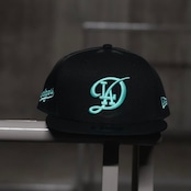 【gifthat別注】NEW ERA 950/9FIFTY ロサンゼルス・ドジャース シティコネクトBLACK SEAGLASS