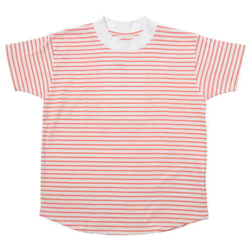 ORANGE STRIPED SPAIN TEE