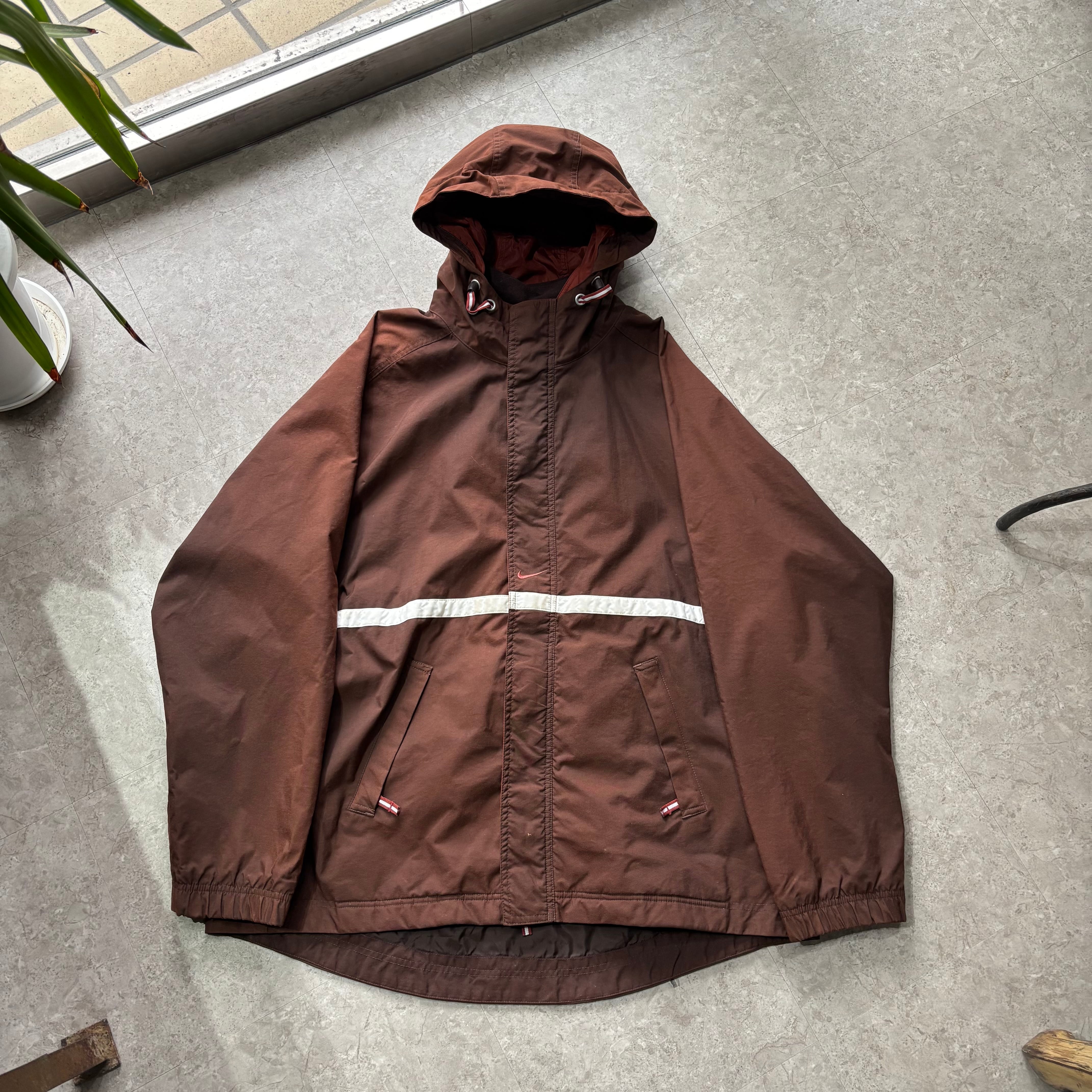 90s NIKE small swoosh nylon jacket【仙台店】