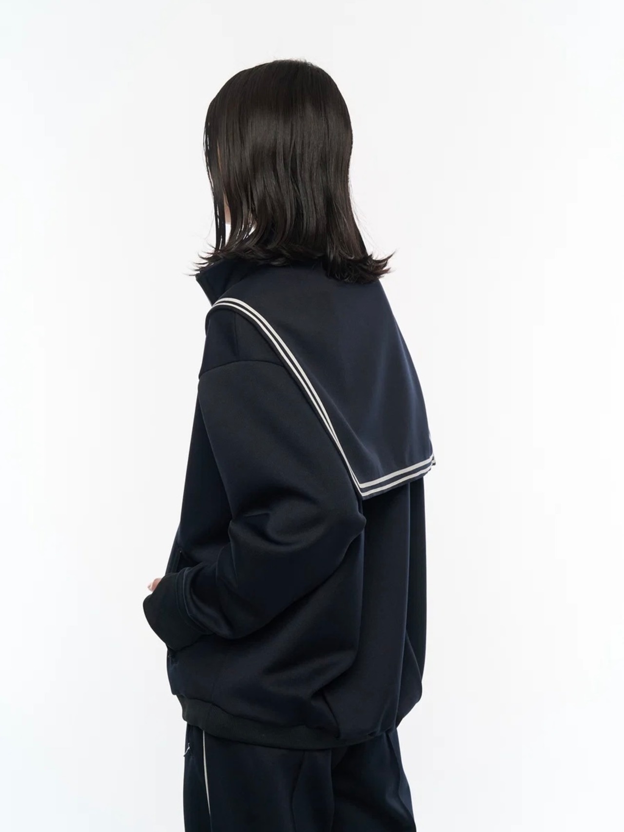 【26AW | WOMEN】POOLDE プールデ / トップス / Naval Track Jacket　PLD-26AW-BL02 - 4
