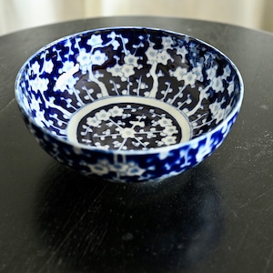 【50267】 梅 大鉢 昭和/ Big Bowl Blue Plum / Showa