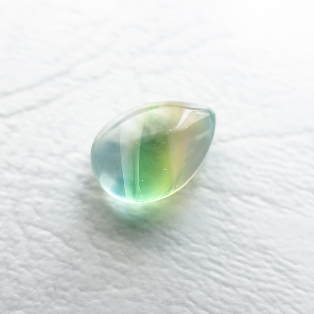 ペアシェイプカボション 10×14mm #197【硝子の宝石】