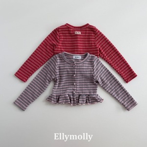 【予約】ELLY MOLLY Roen frill cardigan