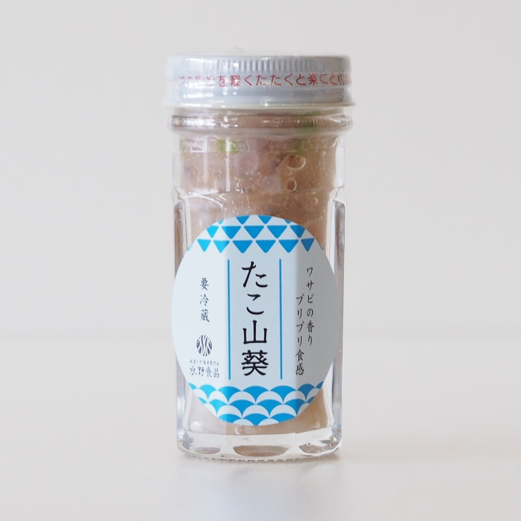たこ山葵 | 茎わさび入り| 60g | 水野食品ネットショップ