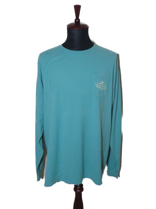 CHINA BEACH SWIM CLUB DEADMAN'S POINT POCKET LS TEE SPANISH MOSS 2