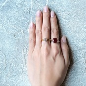 SINGLE STONE NON-ADJUSTABLE RING 091