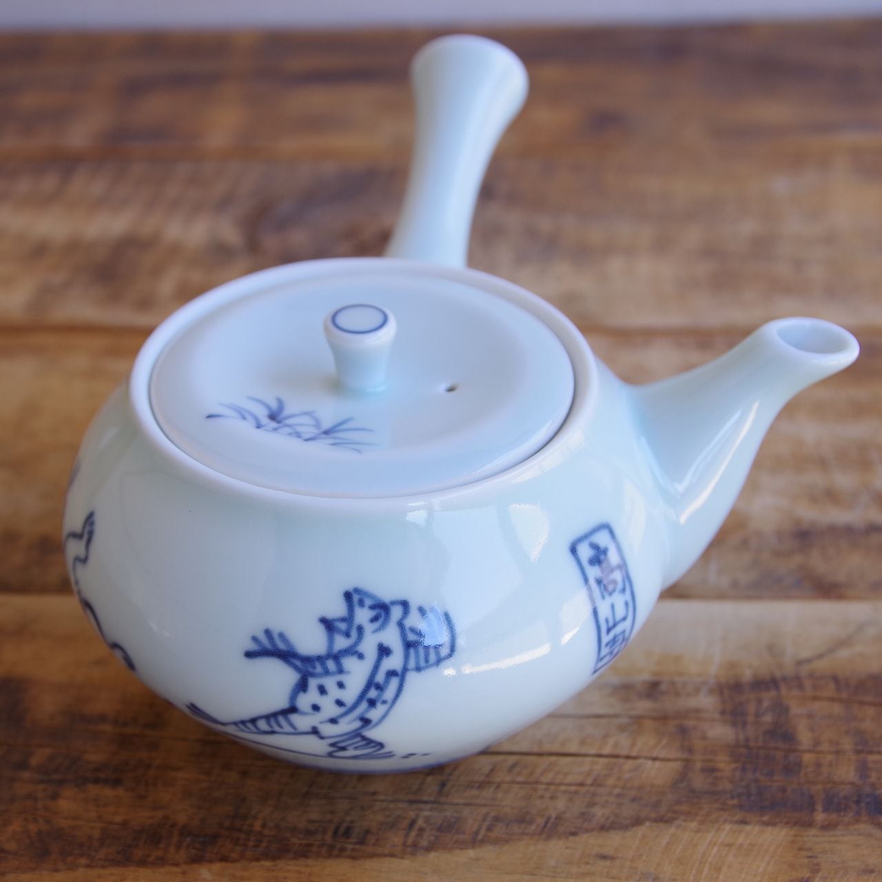新品】波佐見焼 洸琳窯 高山寺 急須 鳥獣戯画 日本茶 茶器 うさぎ 蛙
