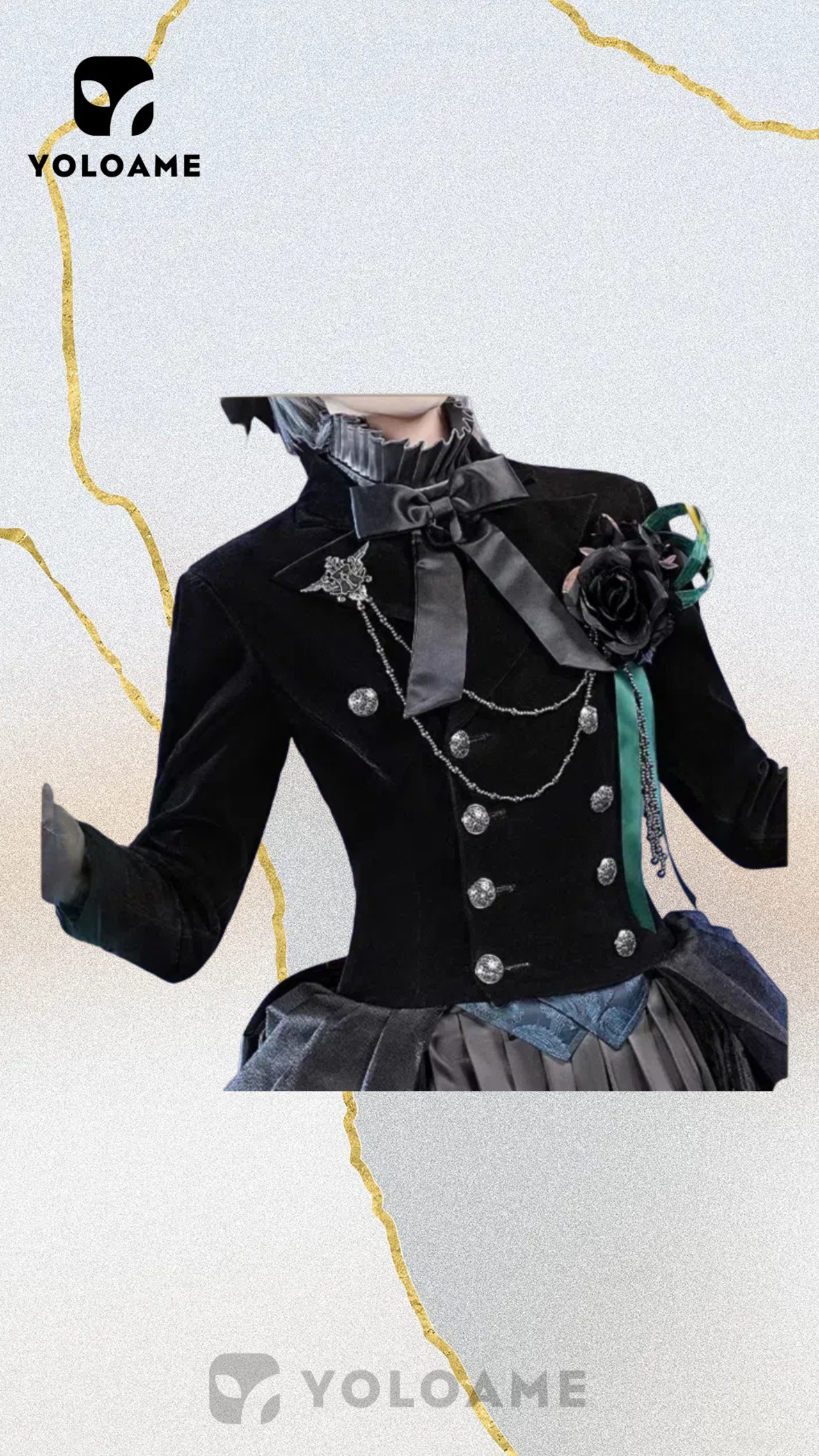 三分妄想 黒執事  シエル　黒バラ コスプレ 漫画27巻表紙 衣装