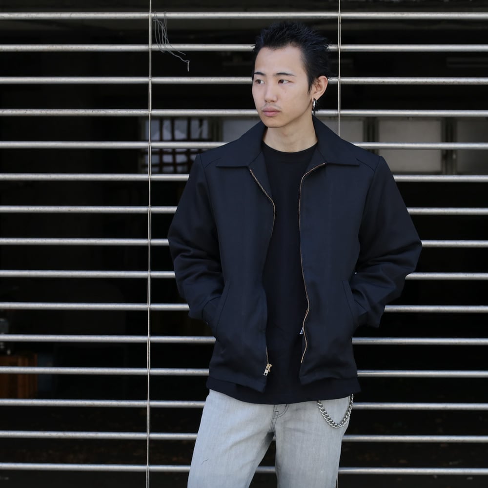 BIS BIS ブラック ワークジャケット M USA製 0-62-803 1980's N.O.S. US Black Work Jacket with Liner ブラックワーク