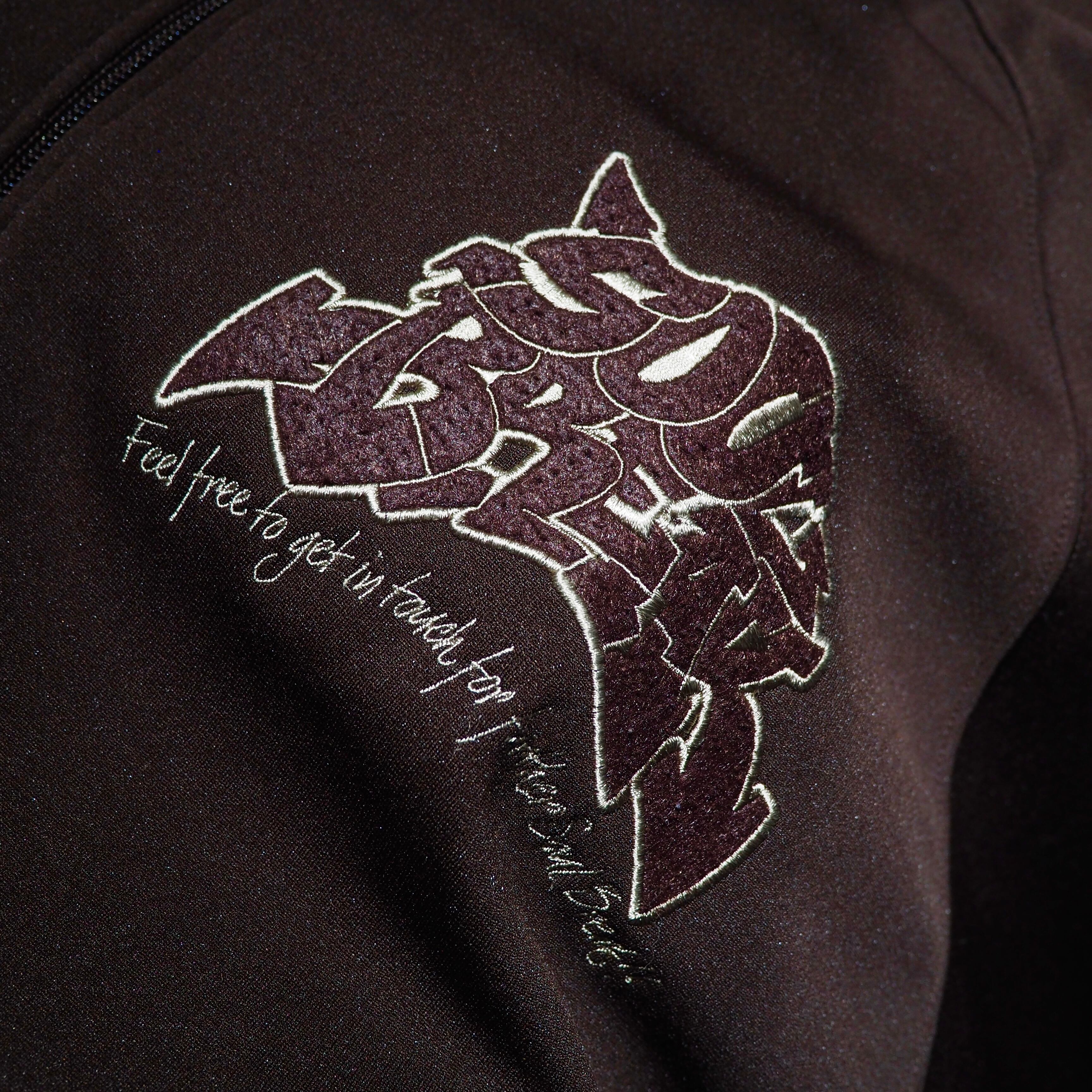 2000s ” Street culture ” Embbossed Design track jacket