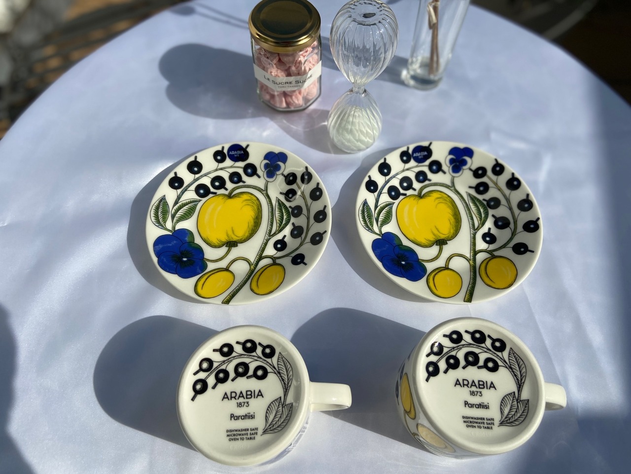 2客セット】ARABIA Paratiisi パラティッシ コーヒーカップ&ソーサー 
